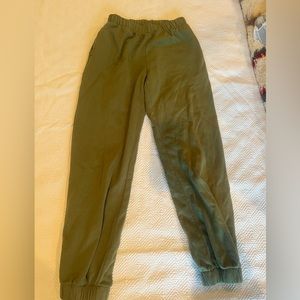 Brandy Melville green sweatpants